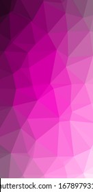 Low Polygonal Computation Art background illustration