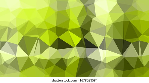 Low Polygonal Computation Art background illustration