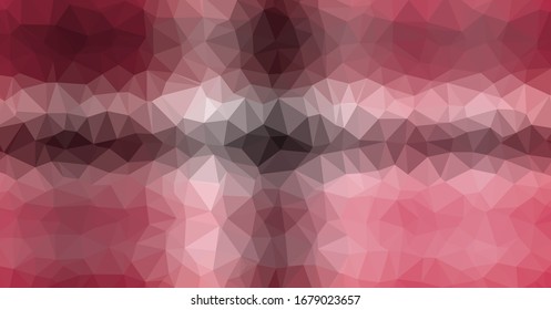 Low Polygonal Computation Art background illustration