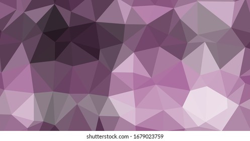 Low Polygonal Computation Art background illustration