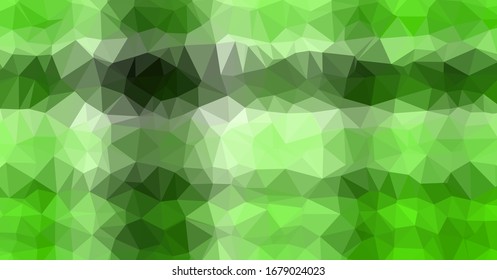 Low Polygonal Computation Art background illustration
