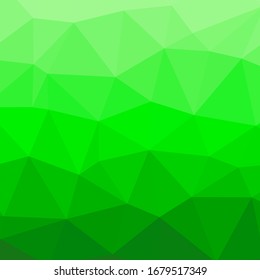 Low Polygonal Computation Art background illustration