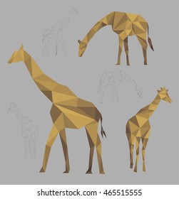 Low Polygonal Giraffe