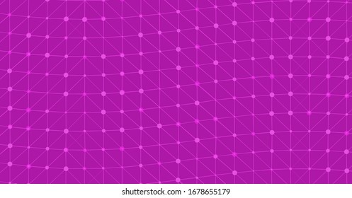Low Polygonal Mesh computation Art background illustration