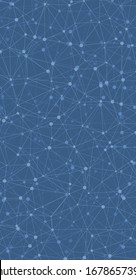 Low Polygonal Mesh computation Art background illustration