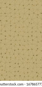 Low Polygonal Mesh computation Art background illustration