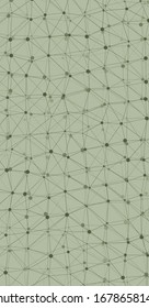 Low Polygonal Mesh computation Art background illustration