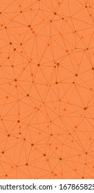 Low Polygonal Mesh computation Art background illustration