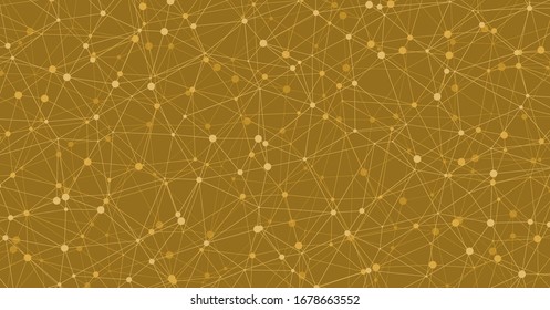 Low Polygonal Mesh computation Art background illustration