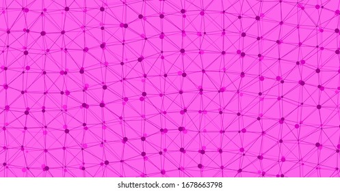 Low Polygonal Mesh computation Art background illustration