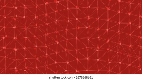 Low Polygonal Mesh computation Art background illustration