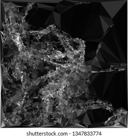 Low polygonal mosaic background.