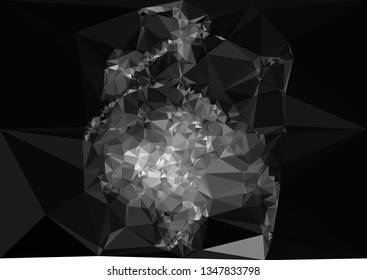 Low polygonal mosaic background.