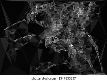 Low polygonal mosaic background.