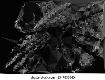 Low polygonal mosaic background.