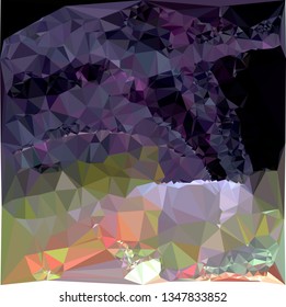 Low polygonal mosaic background.