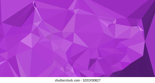 Low polygonal mosaic layout for horizontal banner, label, tag, flyer and  abstract web background. Copy space. Vector clip art.