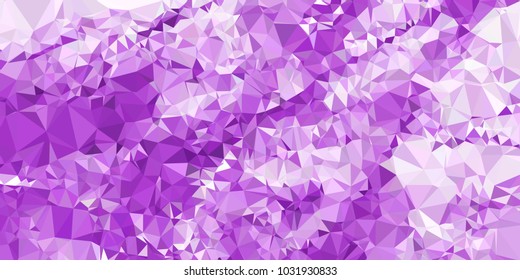 Low polygonal mosaic layout for horizontal banner, label, tag, flyer and  abstract web background. Copy space. Vector clip art.