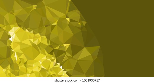 Low polygonal mosaic layout for horizontal banner, label, tag, flyer and  abstract web background. Copy space. Vector clip art.