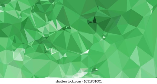 Low polygonal mosaic layout for horizontal banner, label, tag, flyer and  abstract web background. Copy space. Vector clip art.