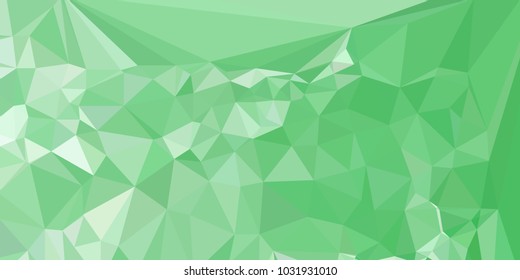 Low polygonal mosaic layout for horizontal banner, label, tag, flyer and  abstract web background. Copy space. Vector clip art.