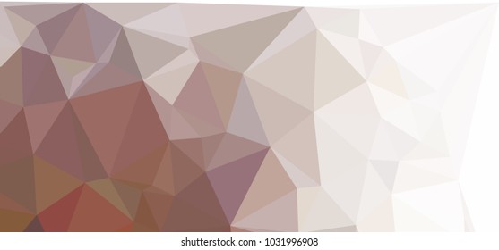 Low polygonal mosaic layout for horizontal banner, label, tag, flyer and  abstract web background. Copy space. Vector clip art.