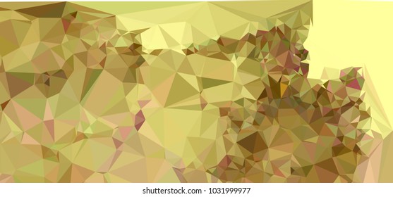 Low polygonal mosaic layout for horizontal banner, label, tag, flyer and abstract web background. Copy space. Vector clip art.