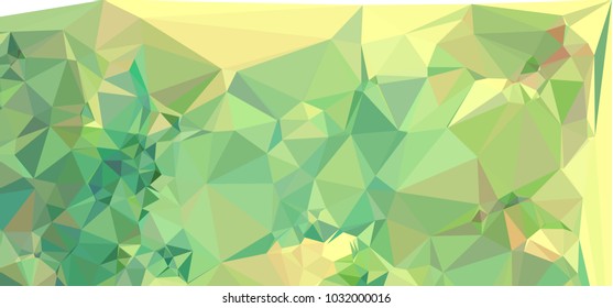 Low polygonal mosaic layout for horizontal banner, label, tag, flyer and abstract web background. Copy space. Vector clip art.