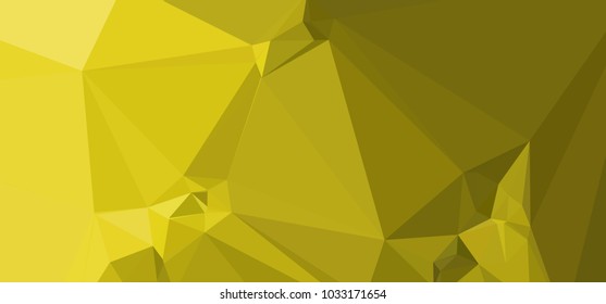 Low polygonal mosaic layout for horizontal banner, label, tag, flyer and abstract web background. Copy space. Vector clip art.