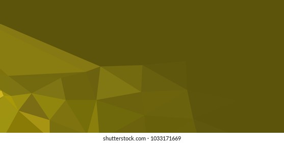 Low polygonal mosaic layout for horizontal banner, label, tag, flyer and abstract web background. Copy space. Vector clip art.