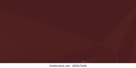 Low polygonal mosaic layout for horizontal banner, label, tag, flyer and abstract web background. Copy space. Vector clip art.