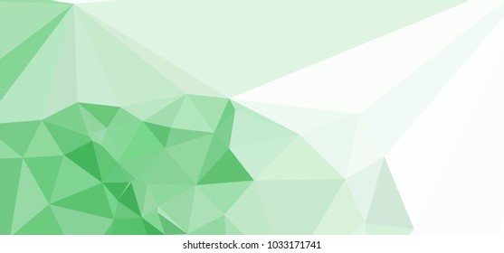 Low polygonal mosaic layout for horizontal banner, label, tag, flyer and abstract web background. Copy space. Vector clip art.