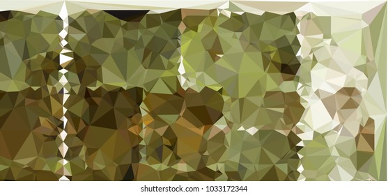 Low polygonal mosaic layout for horizontal banner, label, tag, flyer and abstract web background. Copy space. Vector clip art.