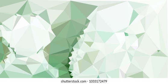 Low polygonal mosaic layout for horizontal banner, label, tag, flyer and abstract web background. Copy space. Vector clip art.