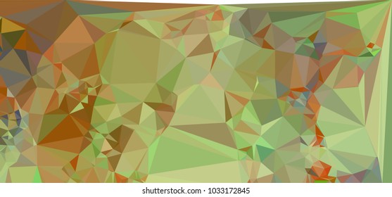 Low polygonal mosaic layout for horizontal banner, label, tag, flyer and abstract web background. Copy space. Vector clip art.