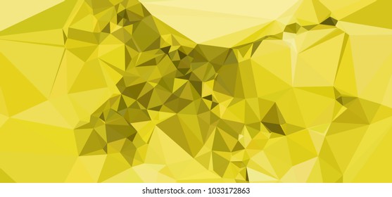 Low polygonal mosaic layout for horizontal banner, label, tag, flyer and abstract web background. Copy space. Vector clip art.