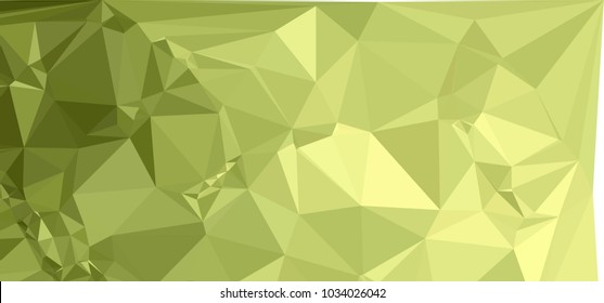 Low polygonal mosaic layout for horizontal banner, label, tag, flyer and abstract web background. Copy space. Vector clip art.