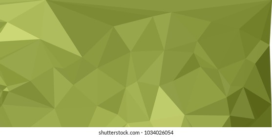 Low polygonal mosaic layout for horizontal banner, label, tag, flyer and abstract web background. Copy space. Vector clip art.