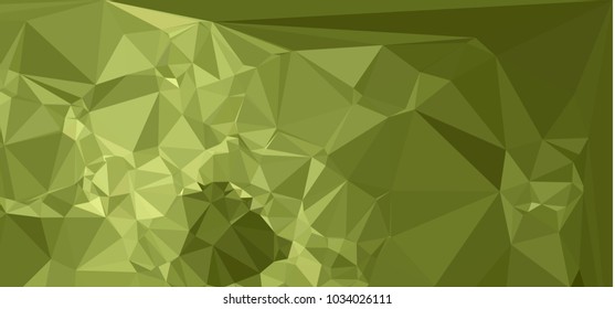 Low polygonal mosaic layout for horizontal banner, label, tag, flyer and abstract web background. Copy space. Vector clip art.