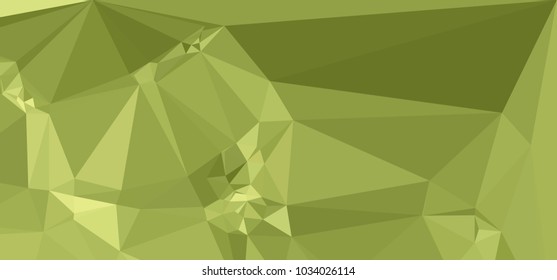 Low polygonal mosaic layout for horizontal banner, label, tag, flyer and abstract web background. Copy space. Vector clip art.