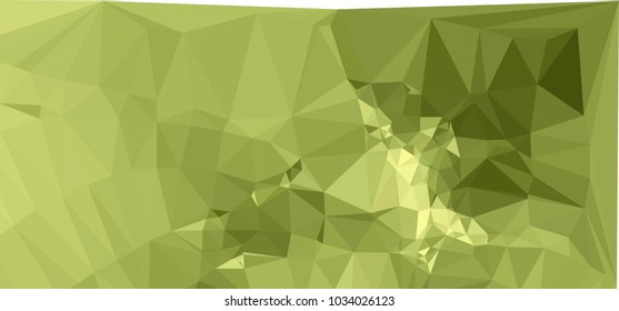 Low polygonal mosaic layout for horizontal banner, label, tag, flyer and abstract web background. Copy space. Vector clip art.