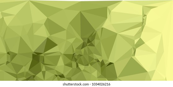 Low polygonal mosaic layout for horizontal banner, label, tag, flyer and abstract web background. Copy space. Vector clip art.