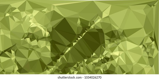 Low polygonal mosaic layout for horizontal banner, label, tag, flyer and abstract web background. Copy space. Vector clip art.
