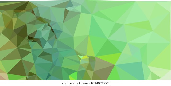 Low polygonal mosaic layout for horizontal banner, label, tag, flyer and abstract web background. Copy space. Vector clip art.