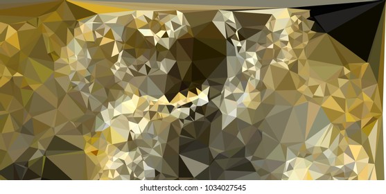 Low polygonal mosaic layout for horizontal banner, label, tag, flyer and abstract web background. Copy space. Vector clip art.