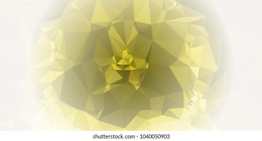Low polygonal mosaic layout for horizontal banner, label, tag, flyer and abstract web background. Copy space. Vector clip art.