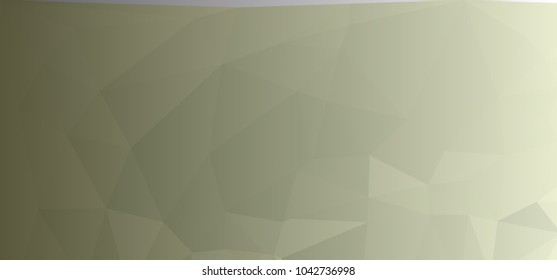 Low polygonal mosaic layout for horizontal banner, label, tag, flyer and abstract web background. Copy space. Vector clip art.