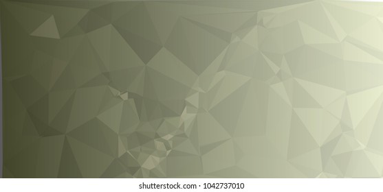 Low polygonal mosaic layout for horizontal banner, label, tag, flyer and abstract web background. Copy space. Vector clip art.