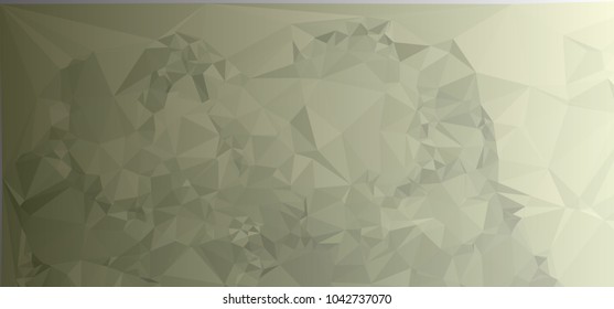 Low polygonal mosaic layout for horizontal banner, label, tag, flyer and abstract web background. Copy space. Vector clip art.