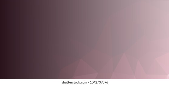Low polygonal mosaic layout for horizontal banner, label, tag, flyer and abstract web background. Copy space. Vector clip art.